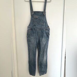 Free People Blue Denim Overalls, Size 28